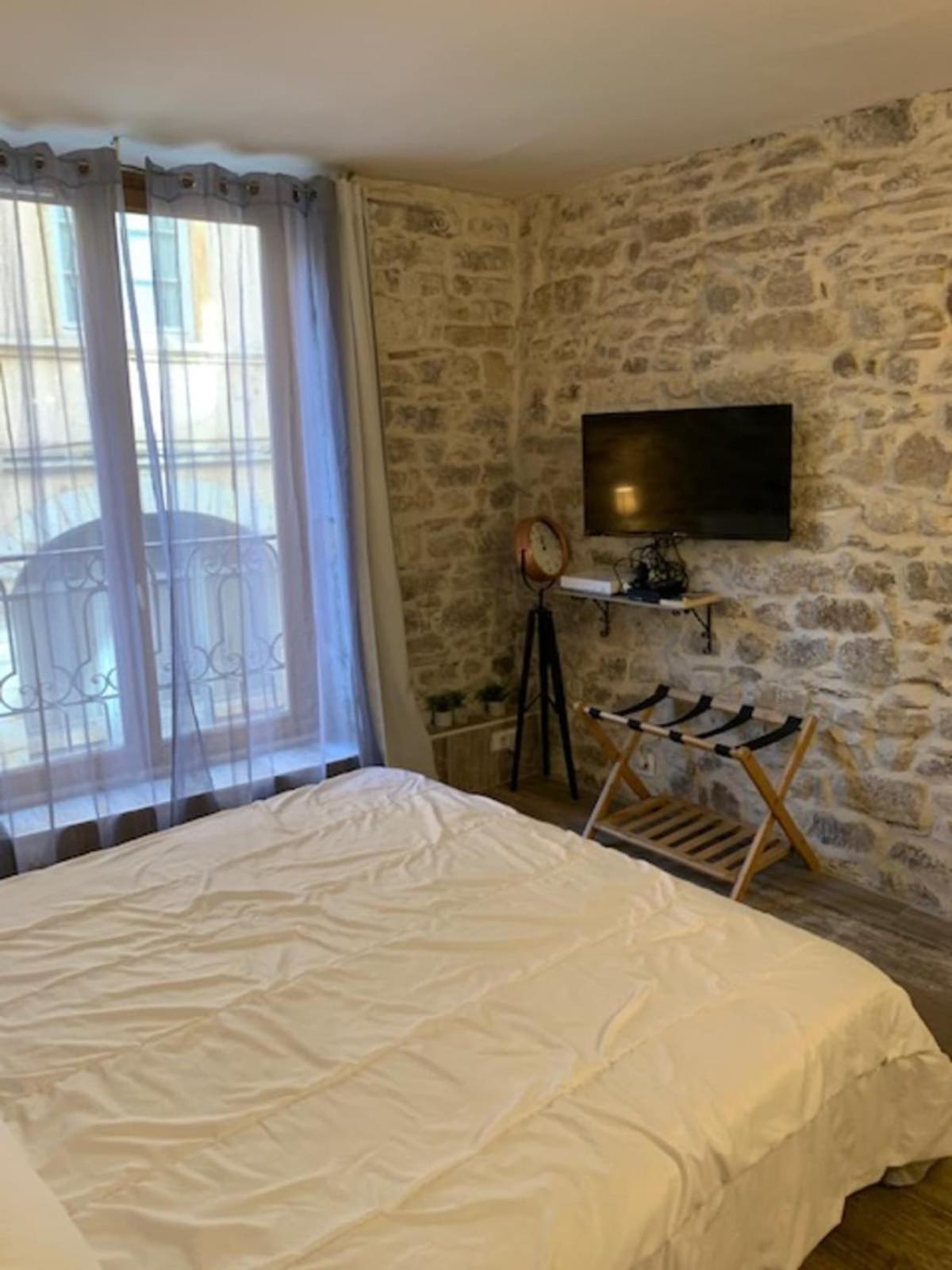 Studio With Exposed Stone Vieux Lyon Лион Экстерьер фото