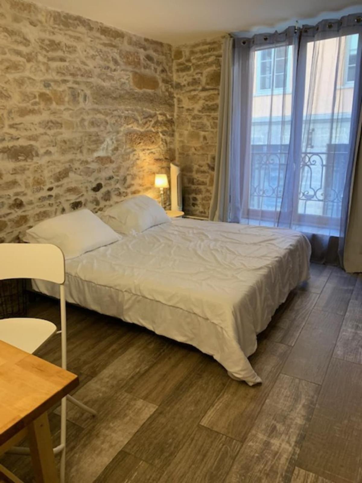 Studio With Exposed Stone Vieux Lyon Лион Экстерьер фото