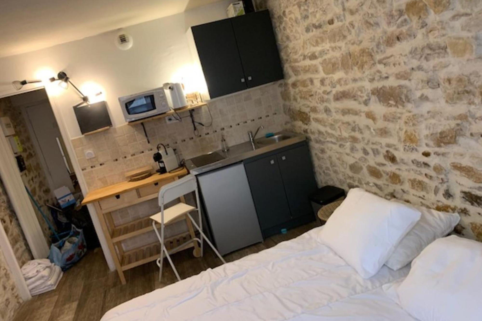Studio With Exposed Stone Vieux Lyon Лион Экстерьер фото